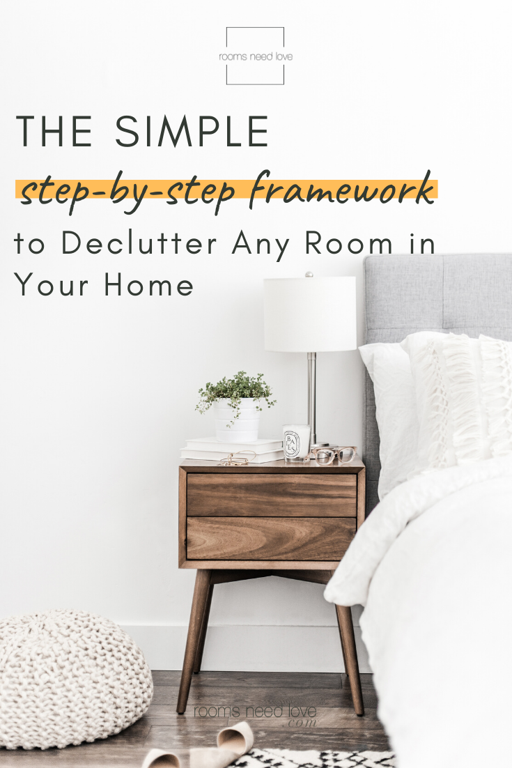 The Simple Step-by-Step Framework To Declutter Any Room In Your Home