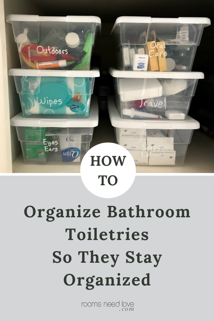 How To Organize Bathroom Toiletries So They Stay Organized