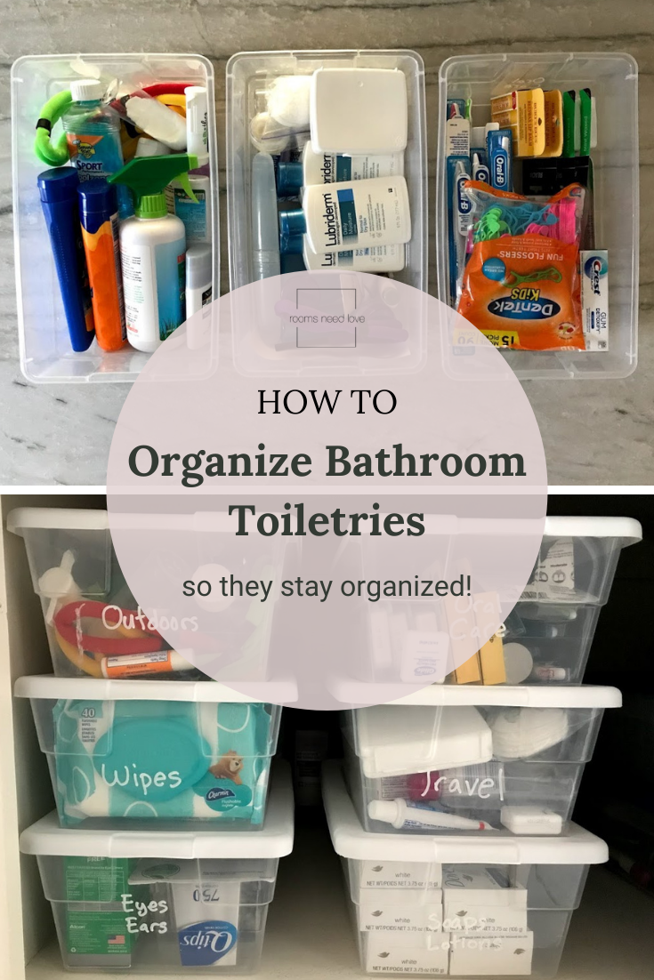 How To Organize Bathroom Toiletries So They Stay Organized