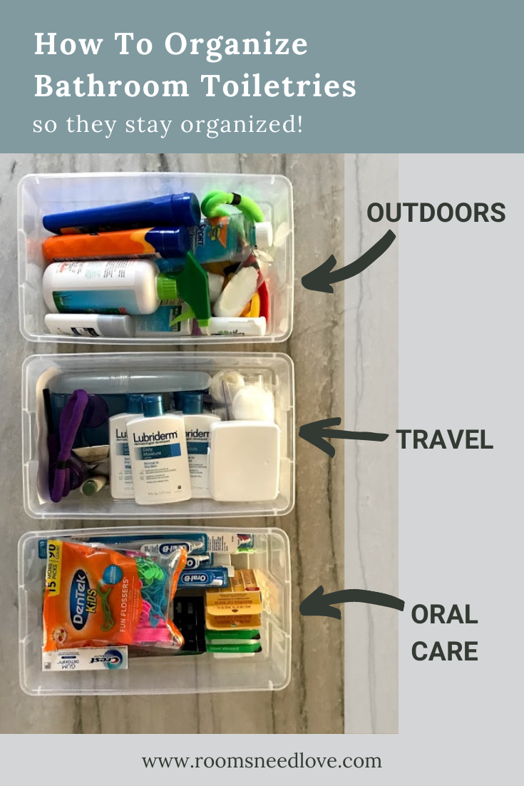 How To Organize Bathroom Toiletries So They Stay Organized